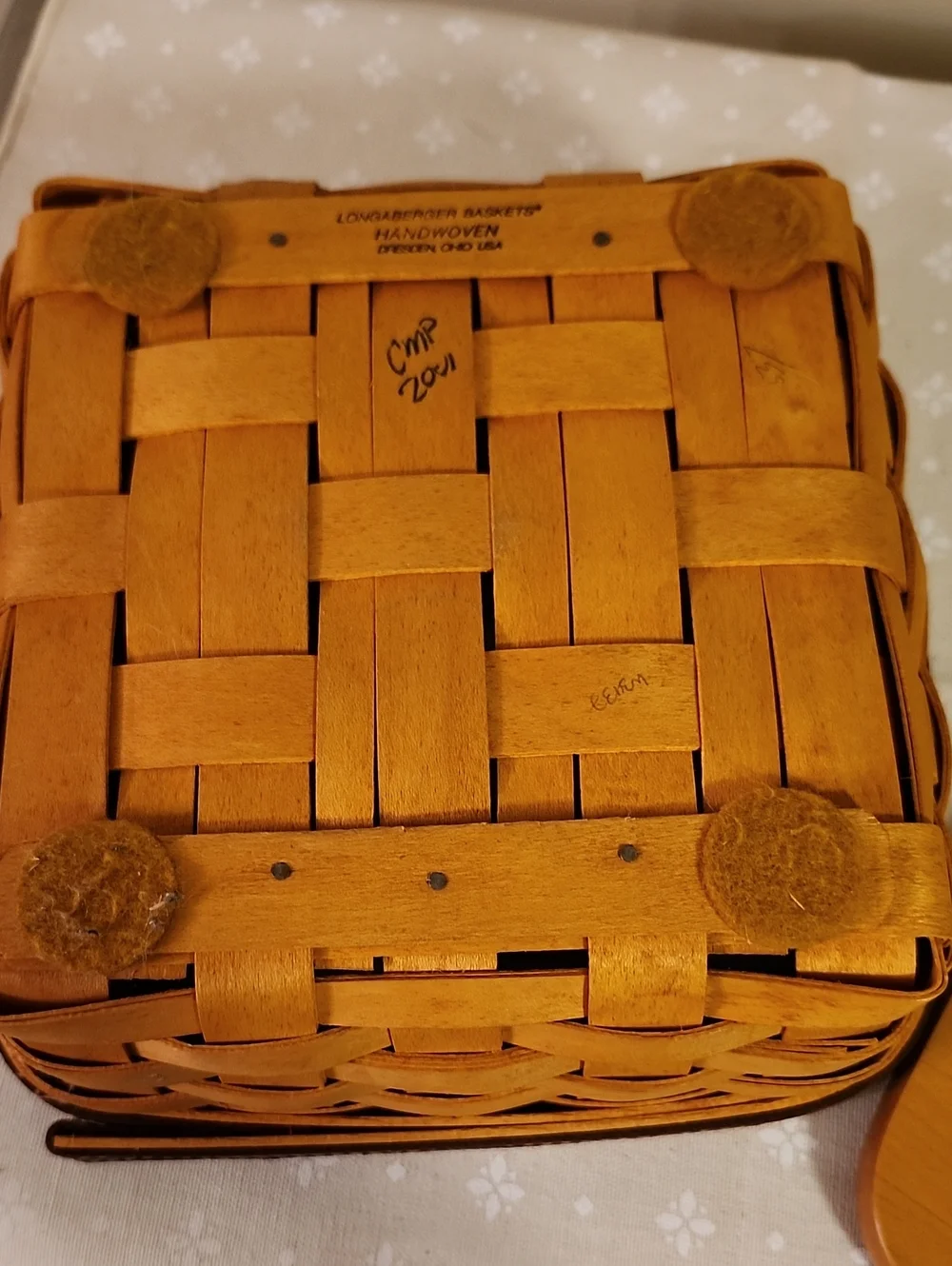 Longaberger Father's Day Tic Tac Toe Basket